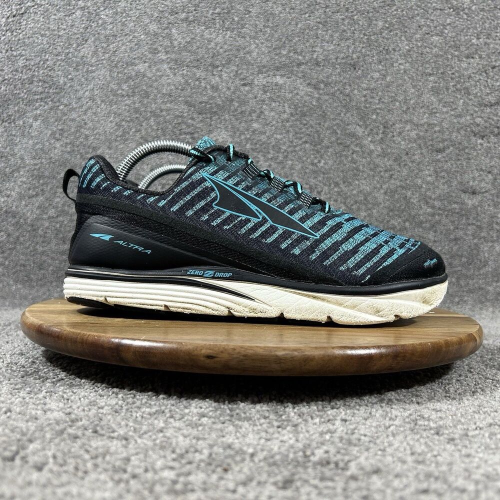 Altra Torin Knit 3.5 Women's Size 9.5 Teal Black Zero Drop Running Shoes Used